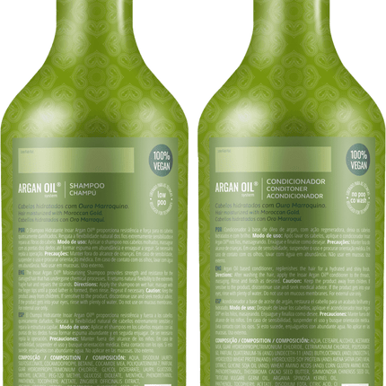 Inoar Argan Oil Progressive Brush 2X1000ml/33.8 fl.oz.