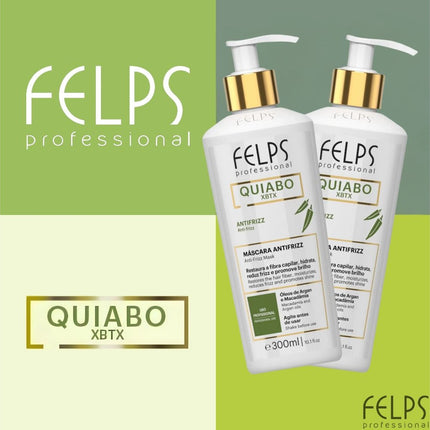 Felps Okra XBTX Anti Frizz Mask Hair Alignment 300ml/10.14 fl.oz.