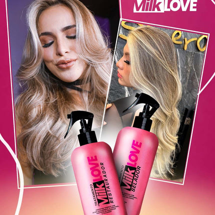 Milk Love 300ml Kit – Sealer &amp; Restorer by Robson Peluquero