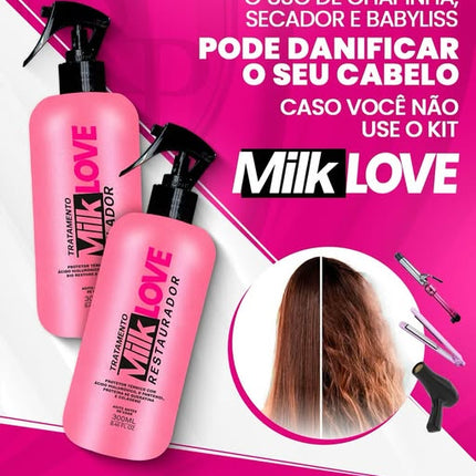 Milk Love 300ml Kit – Sealer &amp; Restorer by Robson Peluquero