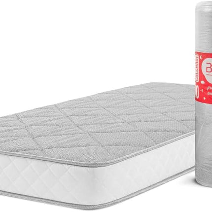 Single Orthopedic Mattress with D33 Vacuum Foam 88x188cm BF Colchões