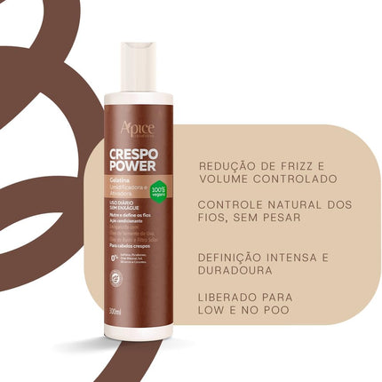 Crespo Power Activating and Moisturizing Gelatin 300ml Conditioning Action