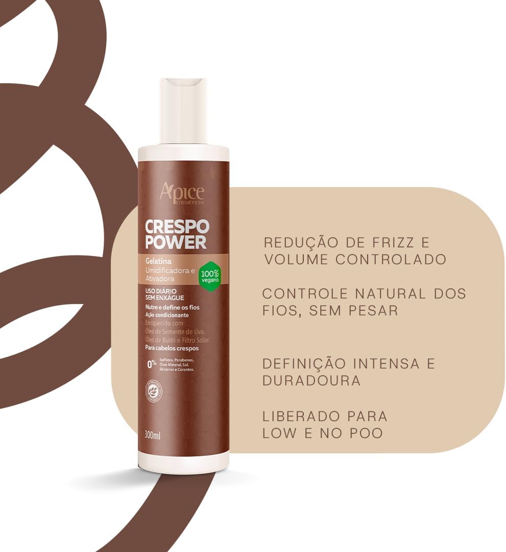 Crespo Power Activating and Moisturizing Gelatin 300ml Conditioning Action