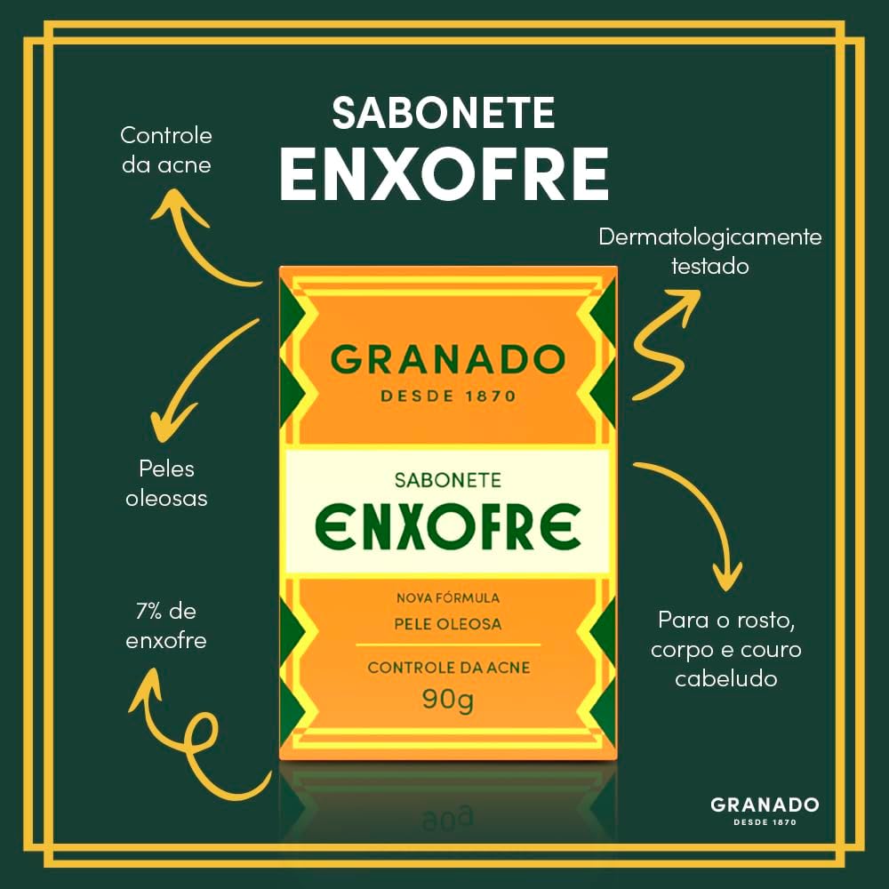 Granado Soap, Sulfur, 90g