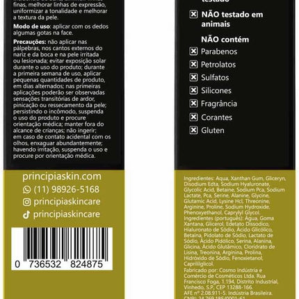 Principia AG-10 Renewal Serum 9.8% Glycolic Acid + Amino Acids Skin Type All