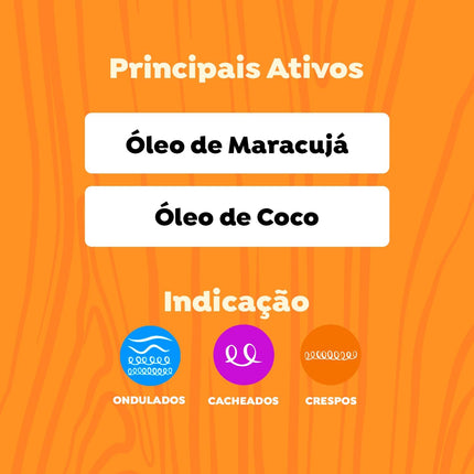 Salon Line, Creme para Pentear, Maracujá, Cachinhos Hidratados, Vegano - Para Cabelos Ondulados, Cacheados e Crespos, Salon Line, 1kg