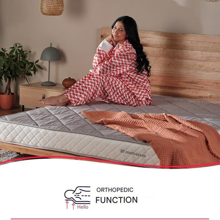 Single Orthopedic Mattress with D33 Vacuum Foam 88x188cm BF Colchões