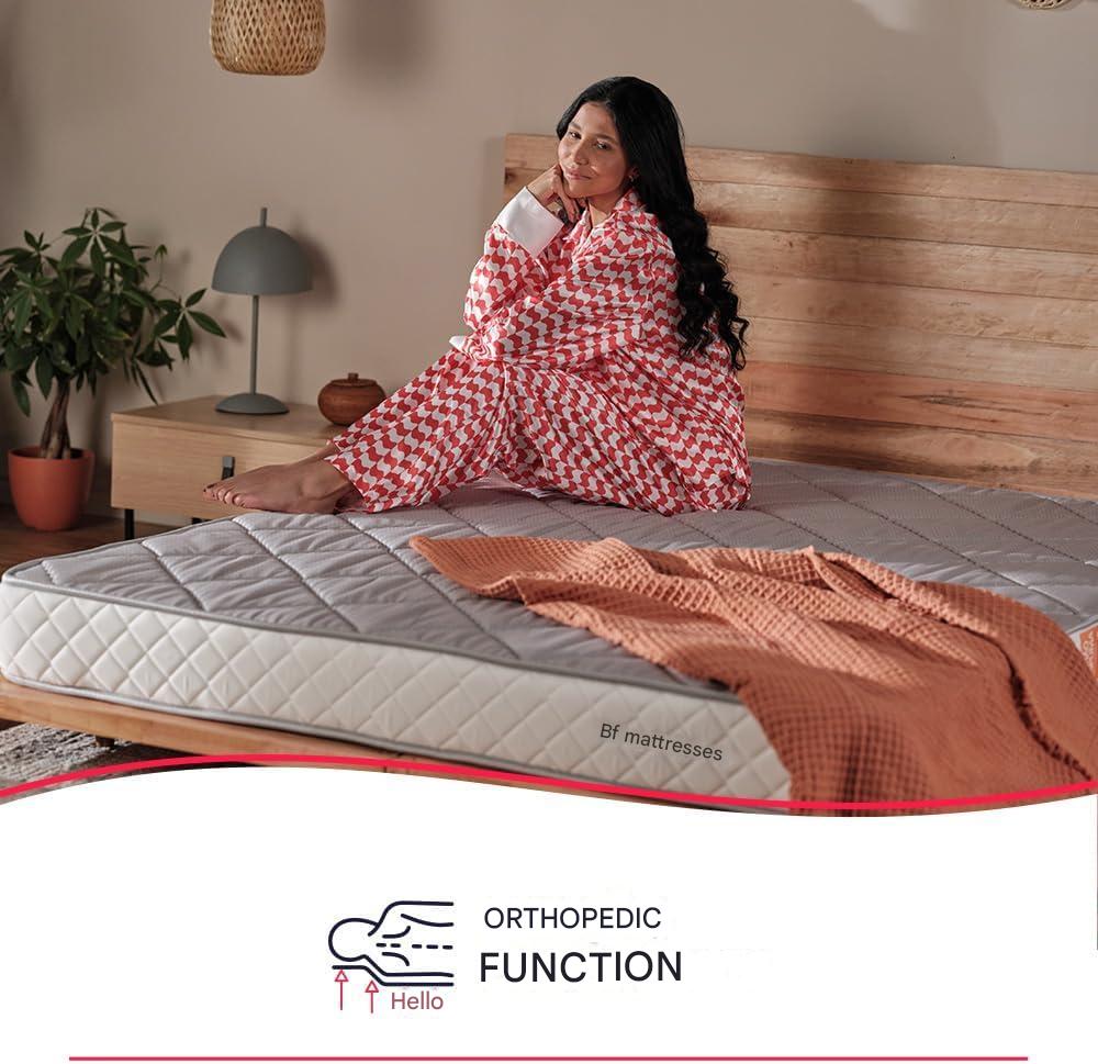 Single Orthopedic Mattress with D33 Vacuum Foam 88x188cm BF Colchões