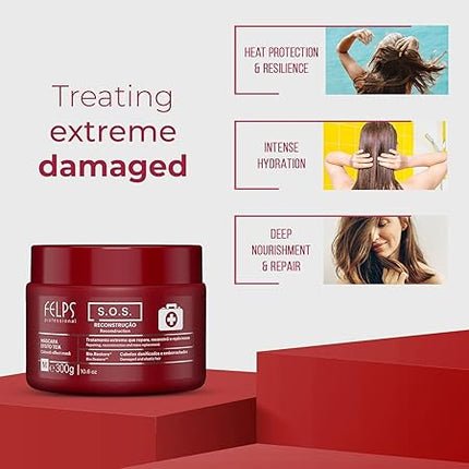Felps SOS Hair Reconstruction Mask 300g/10.59 oz