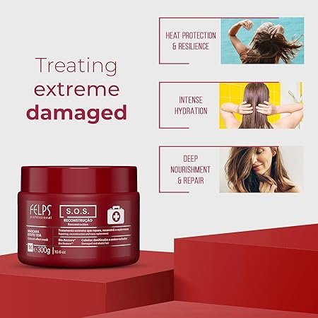 Felps SOS Hair Reconstruction Mask 300g/10.59 oz