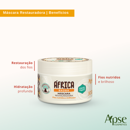 Apse Africa Baobab Restorative Mask 300g - Conditioning Treatment