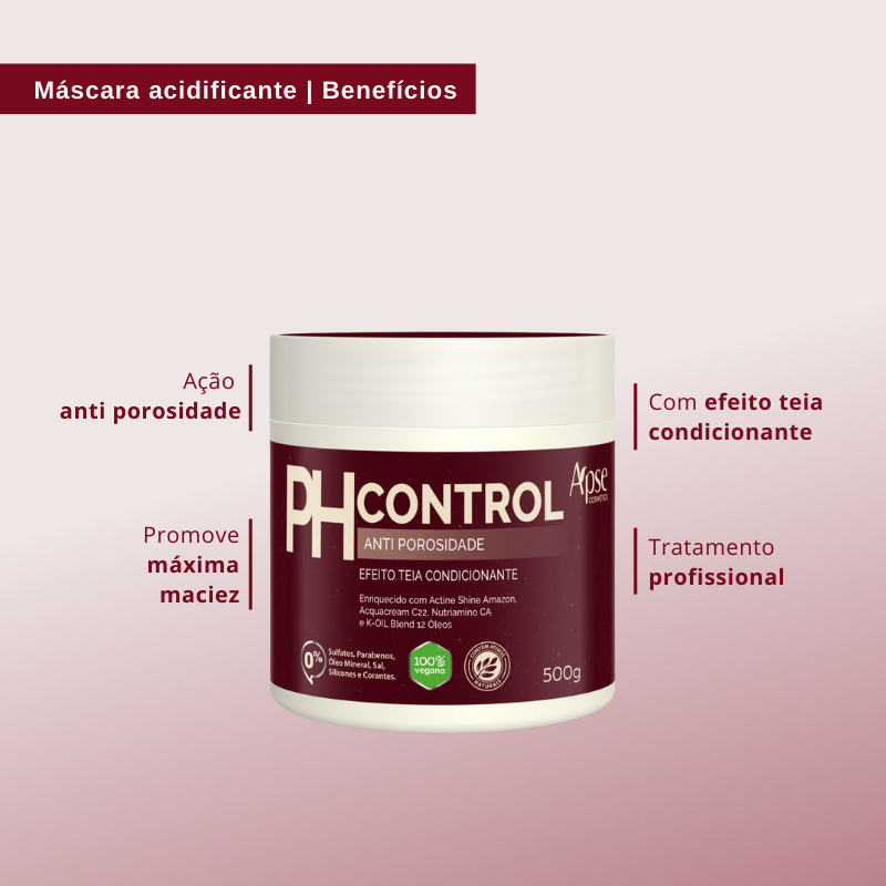 Apse PH CONTROL Anti-Porosity Treatment 500 gr - Acidifying Mask Conditioning Treatment