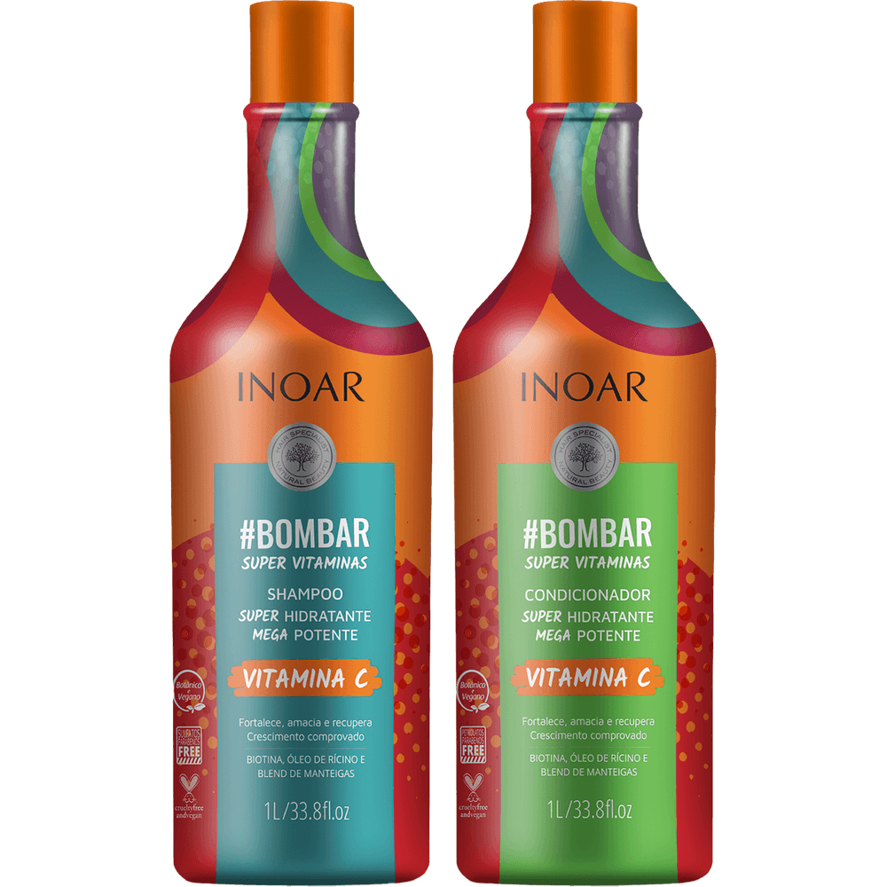 Inoar Bombar Kit  Profissional2X1000ml/33.8 fl.oz.