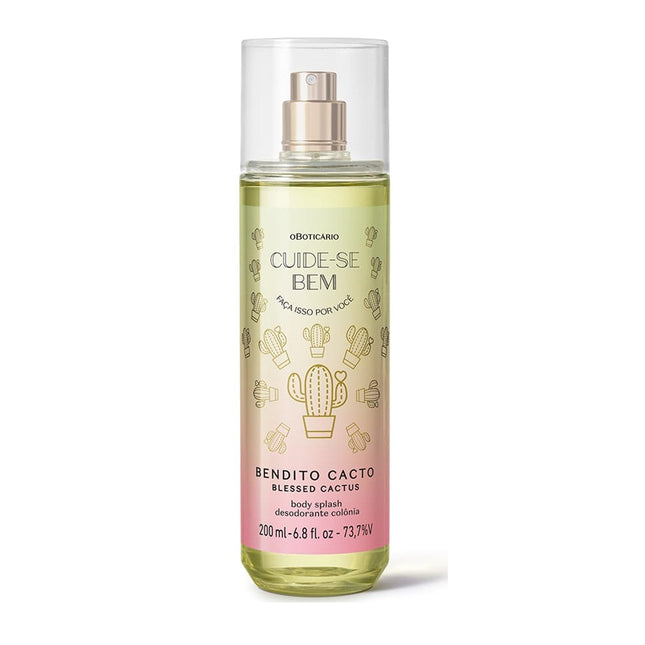 Body Splash Deodorant Cologne Take Care of Yourself Blessed Cactus 200ml/6.8fl.oz.