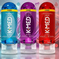 K-MED personal lubricant kit with neutral, hot, and ice lubricants in three 200g bottles, designed for enhanced intimacy.