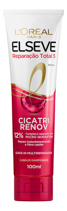 Elseve Total Repair Leave-in 5 Cicatri Renov 100ml/ 3.38 fl.oz.