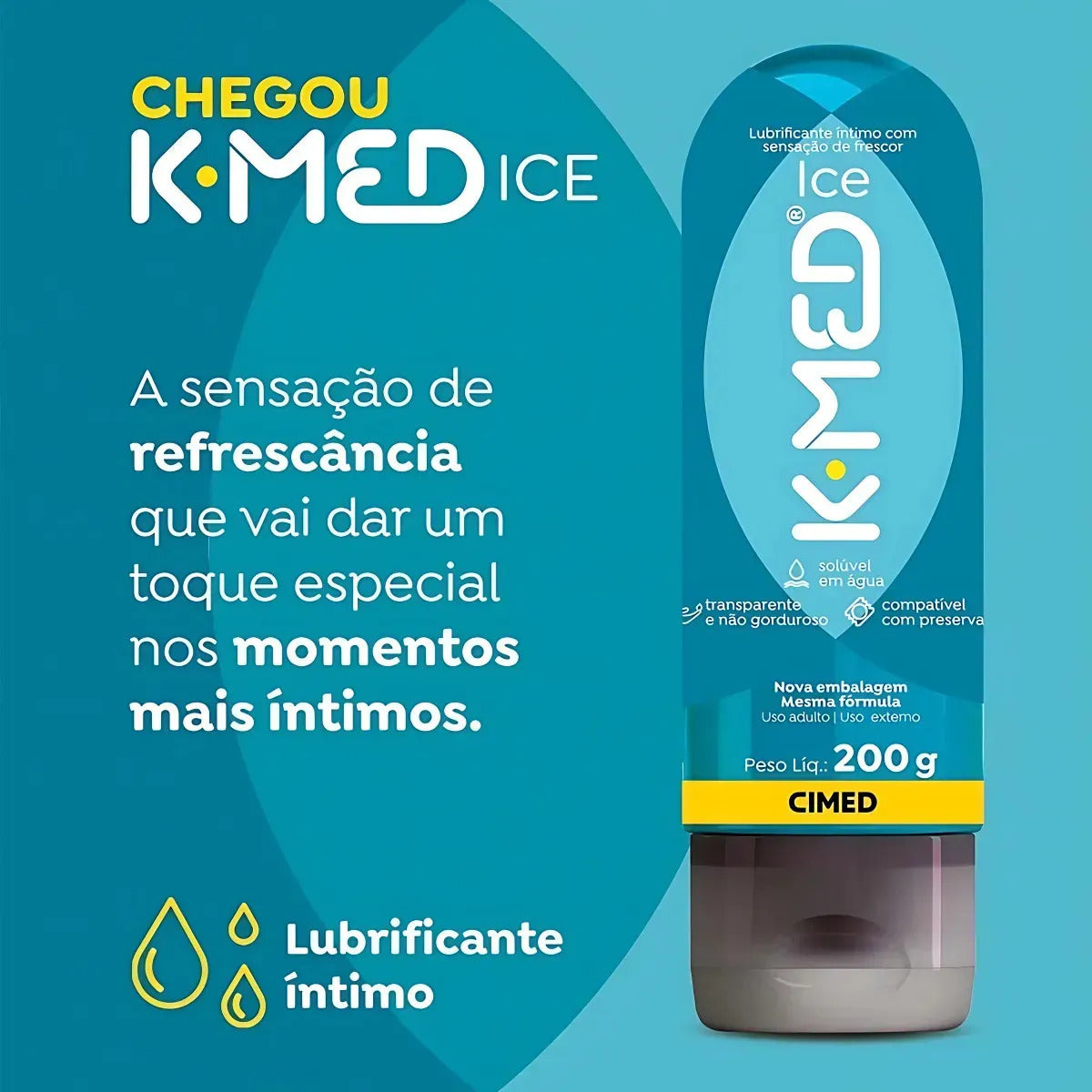 K-MED personal lubricant kit with neutral, hot, and ice lubricants in three 200g bottles for enhanced intimacy.
