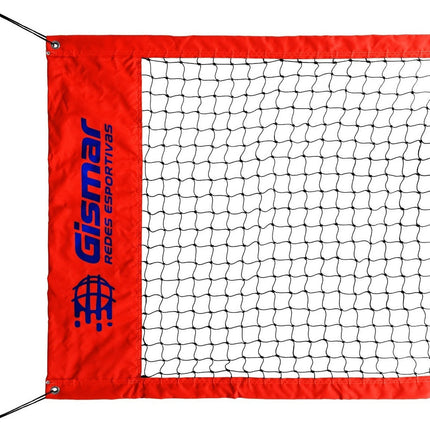 Kit Beach Tennis Orange - Pro 4-Strip Net + Marking Tape