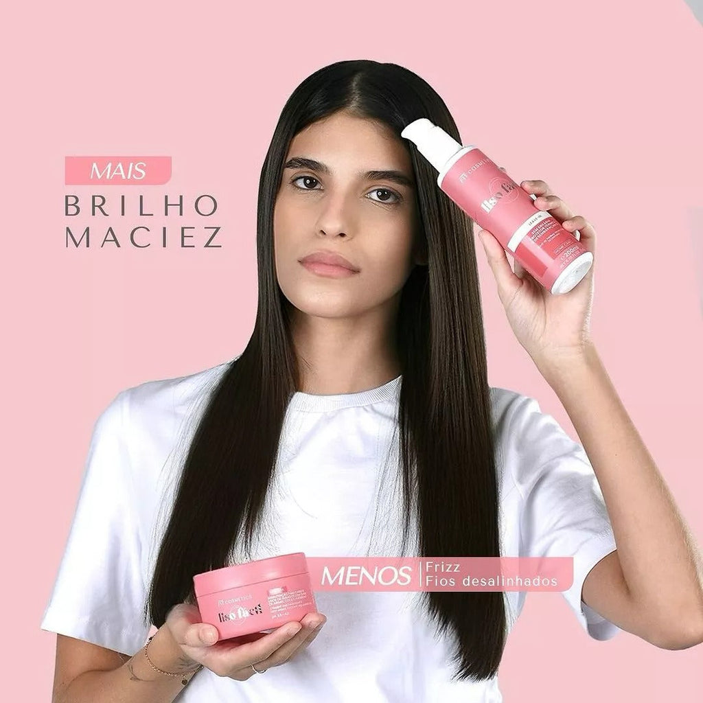 Fit Cosmetics Liso Facil Easy Smooth Anti-Frizz Hair Mask 250g/ 8.81 0z.