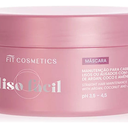 Fit Cosmetics Liso Facil Easy Smooth Anti-Frizz Hair Mask 250g/ 8.81 0z.