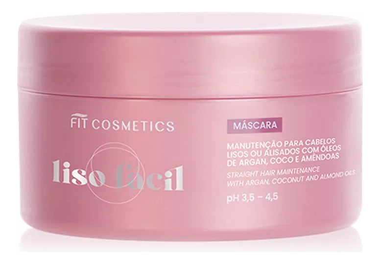 Fit Cosmetics Liso Facil Easy Smooth Anti-Frizz Hair Mask 250g/ 8.81 0z.