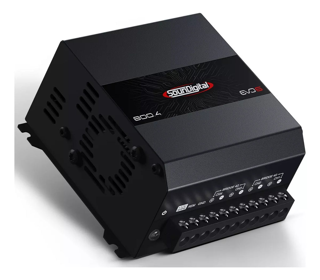 Soundigital SD800.4D EVO 6 Amplifier Audio Car 4 Channels 800 Watts RMS 4 ohms
