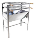 Large Portable Stainless Steel Barbecue Grill Includes 2 Grills
