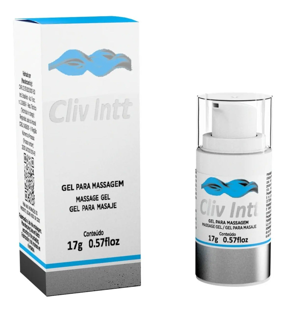 Cliv Intt Gel Extra Forte 17g, anal anesthetic lubricant with neutral scent, designed for intimate use and sensitivity reduction.