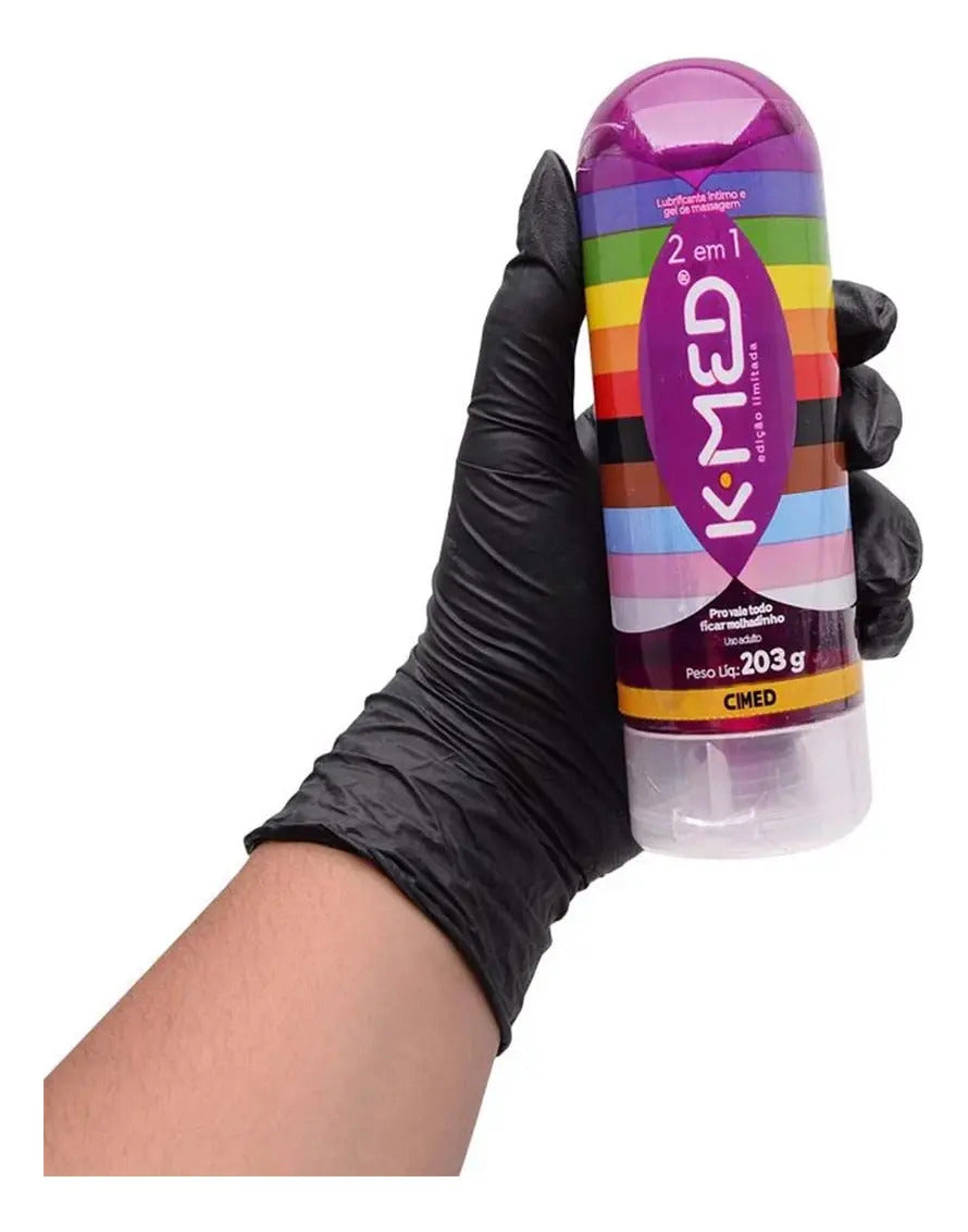 K-MED 2-in-1 Inclusive Intimate Personal Lubricant in 203g bottle, clear and smooth texture for sensitive use