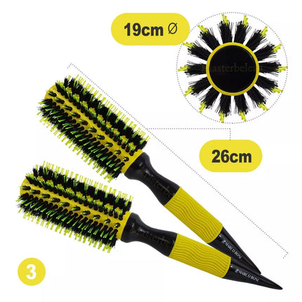 Marco Boni Professional Kit 3 Ceramic Brushes S M L Yellow Racket