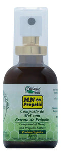 Organic Honey & Propolis Spray Green 35ml | Mn Propolis