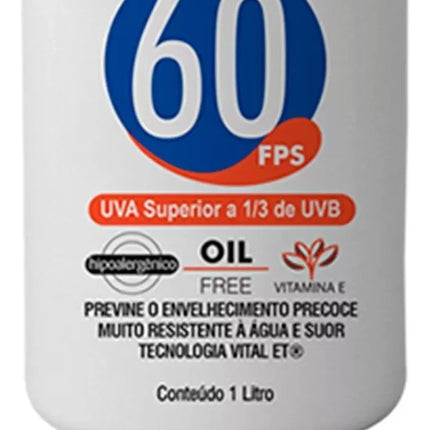 Nutriex Professional Sunscreen SPF 60 1/3 UVA 1 Liter 61028
