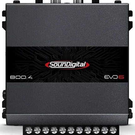 Soundigital SD800.4D EVO 6 Amplifier Audio Car 4 Channels 800 Watts RMS 4 ohms
