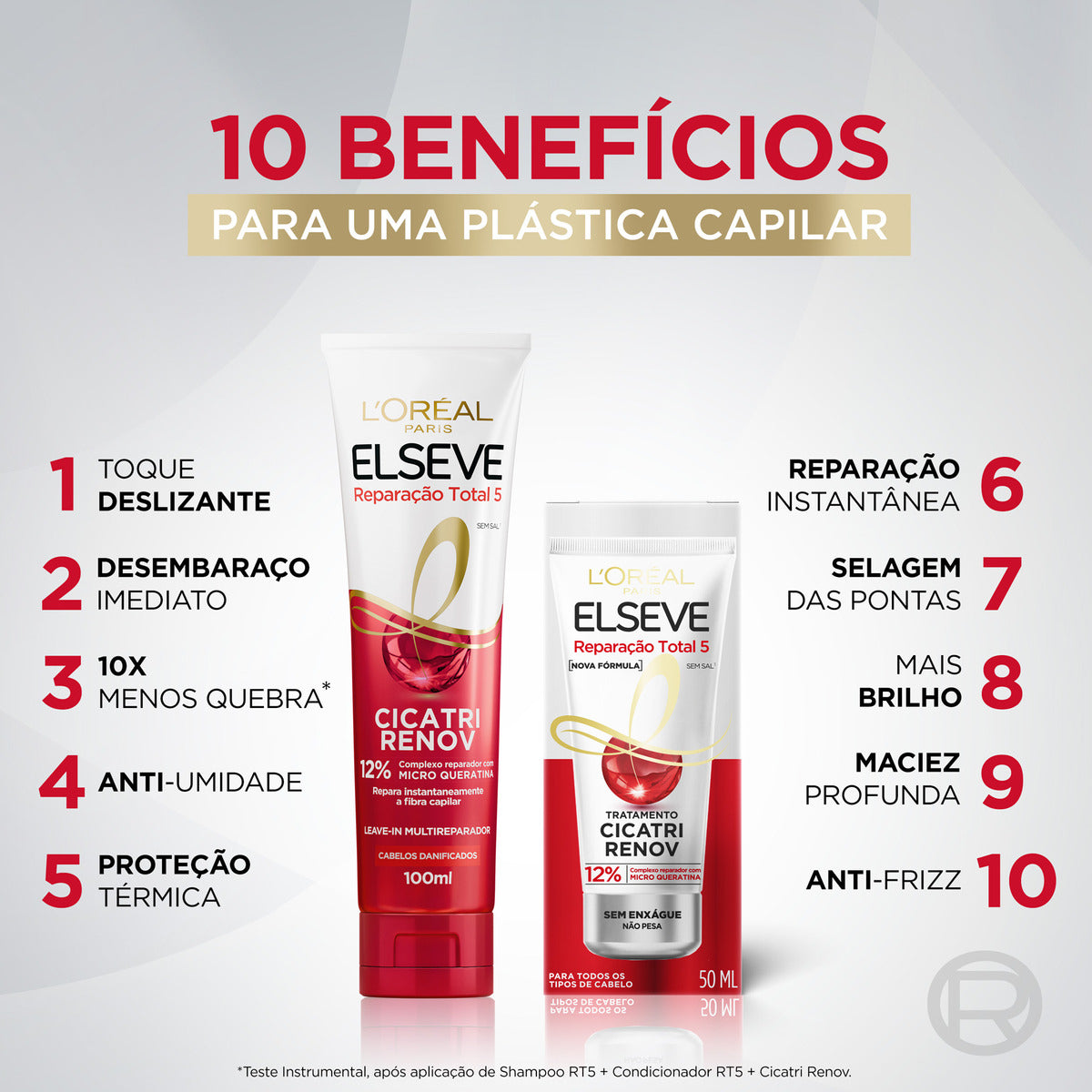 Elseve Total Repair Leave-in 5 Cicatri Renov 100ml/ 3.38 fl.oz.