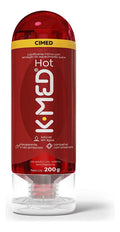 BuyBrazil K-Med Hot Warming Intimate Lubricant 200g bottle, personal lubricant with warming sensation, smooth and long-lasting.