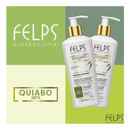 Felps Okra Progressive Brush | Anti-Residue Shampoo | Okra Post-Brush Fluid