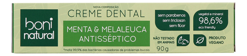 Boni Natural Mint and Melaleuca Toothpaste 90g