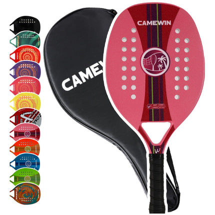 Camewin Carbon Beach Tennis Racket Colors Models + Case Color Yellow
