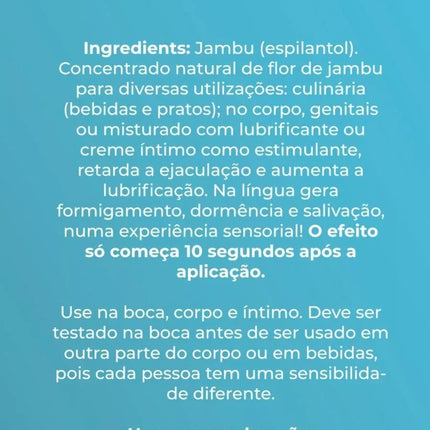 Jambu Concentrate Tremidão Sinimbu 5ml/0.169 fl.oz.