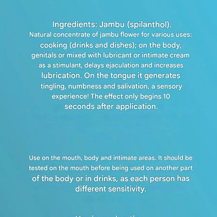 Jambu Concentrate Tremidão Sinimbu 5ml/0.169 fl.oz.