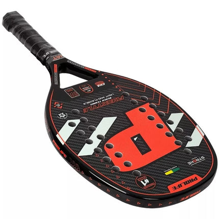 Beach Tennis Freestyle Racket 3k Carbon Original Prolife Red