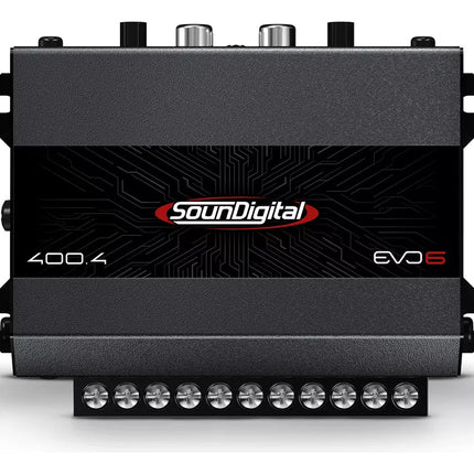 Soundigital SD400.4D EVO 6 Amplifier Audio Car 4 Channels 400 Watts RMS - 4 ohms