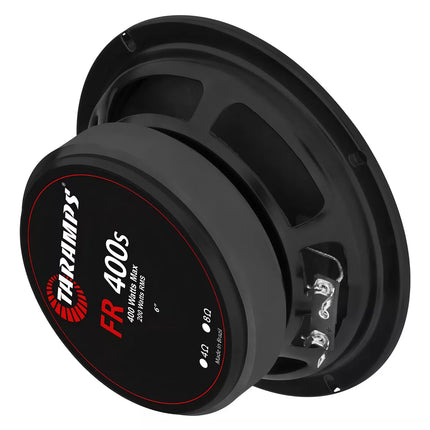 Pair of Taramps FR 400S 6-Inch 200W RMS 4 Ohms Black Speakers