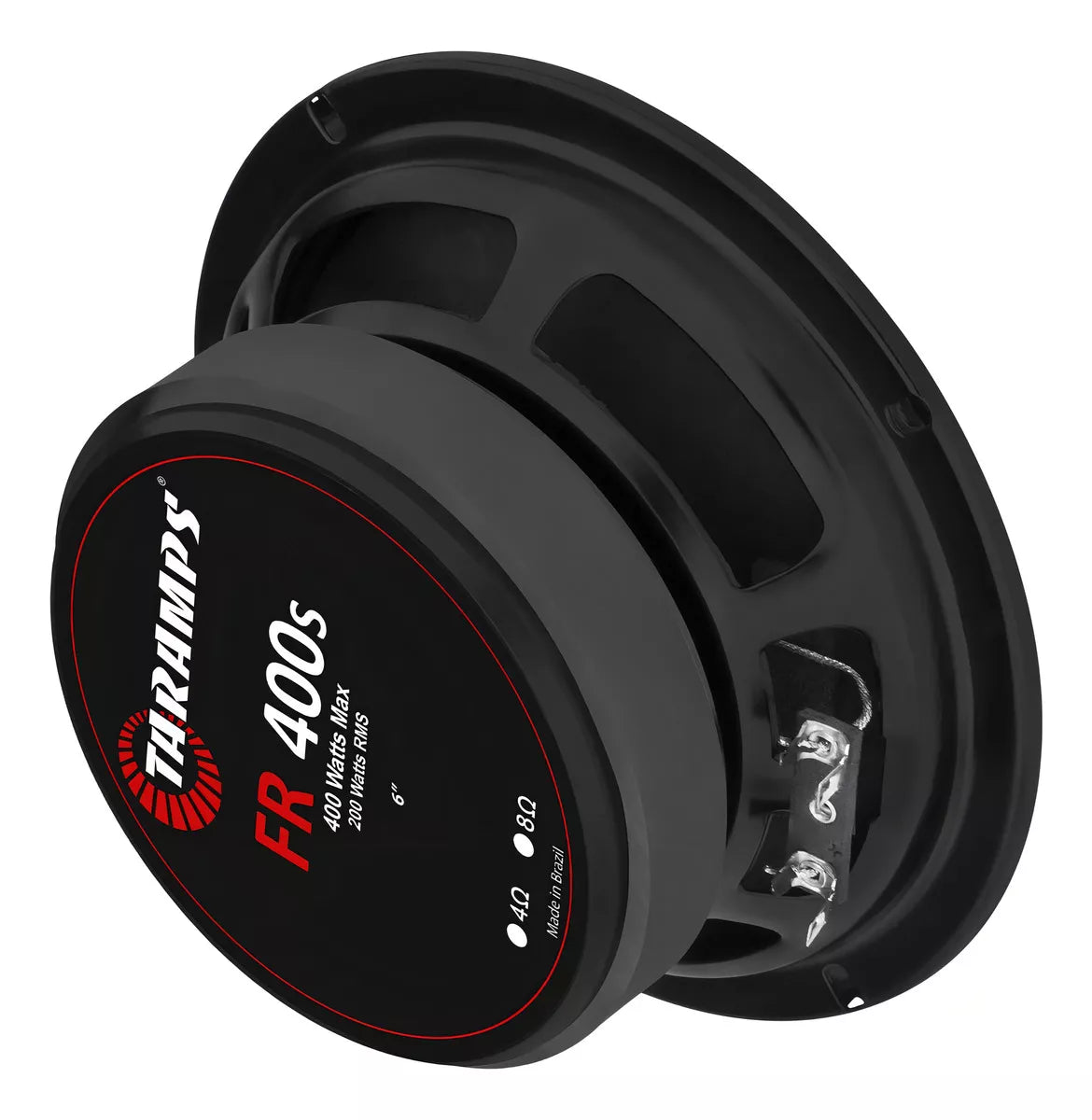 Pair of Taramps FR 400S 6-Inch 200W RMS 4 Ohms Black Speakers