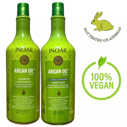 Inoar Argan Oil Progressive Brush 2X1000ml/33.8 fl.oz.