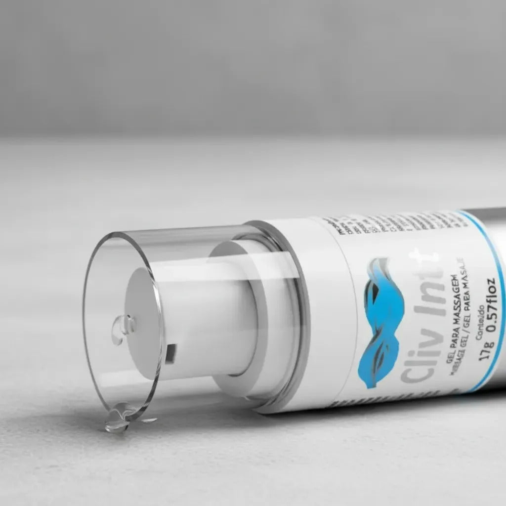 Cliv Intt Gel Extra Forte 17g, neutro lubrificante íntimo dessensibilizante anal com efeito anestésico, sem cheiro, embalagem de 17g