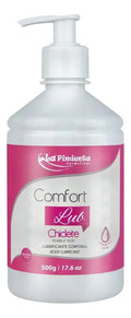 Neutral lubricant in 500g bottle by BuyBrazil, suitable for couples and women, with a bubblegum flavor, ideal for intimate use.