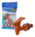 Water Filter Tap for Clay Filter Clic Stefani - Brown