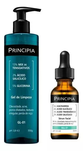 Principia Anti-acne Cleansing Gel Serum Mix-01 Kit