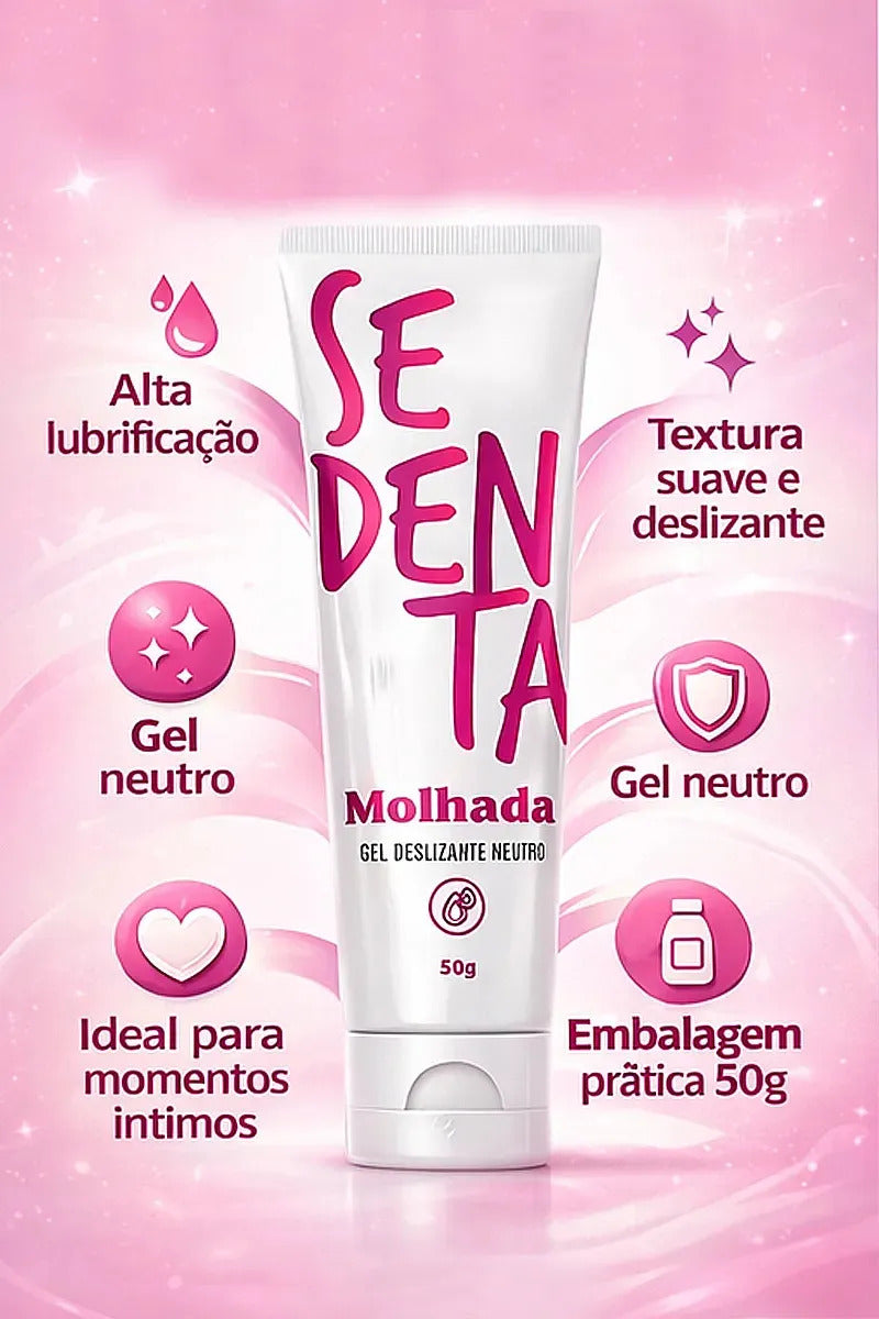 BuyBrazil Gel Lubrificante anal e vaginal, comestível e de longa duração, ideal para conforto e facilitação da penetração íntima.